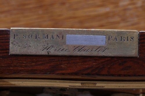 Antiquités - Paire de meubles-bibliothèques par P. Sormani, France circa 1870