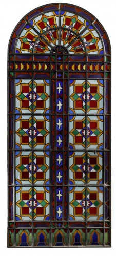 Vitrail Polychrome, France circa 1900