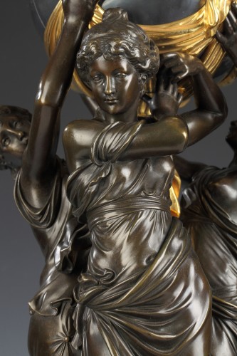 &quot;The Three Graces&quot; Clock Attributed to H. Dasson, France, Circa 1880 - 