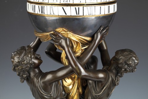 19th century - &quot;The Three Graces&quot; Clock Attributed to H. Dasson, France, Circa 1880