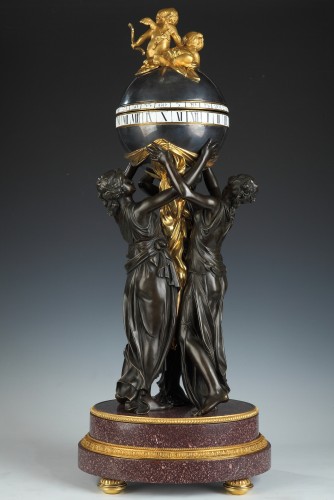 &quot;The Three Graces&quot; Clock Attributed to H. Dasson, France, Circa 1880 - 