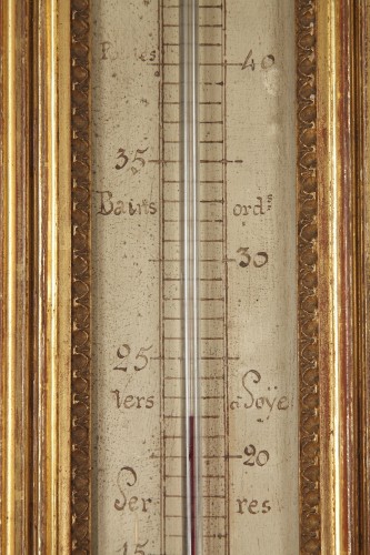 Thermomètre et Calendrier perpétuel attribués à F. Linke, France circa 1880 - 
