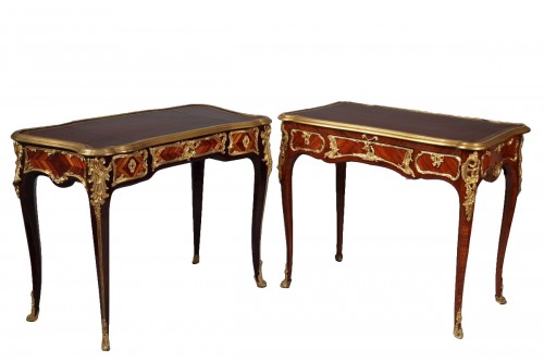 Fine pair of lady desks attributed to H. DASSON 