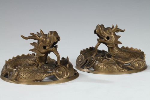 Antiquités - Lovely Chinese Cloisonné Enamel Pair of Jars, China, Early 19th Century