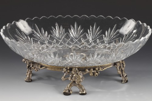 Verrerie, Cristallerie  - Centre de table en cristal taillé attr. à Baccarat, France circa 1870
