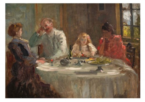 Jacques MARTIN (1844-1919) - Le repas