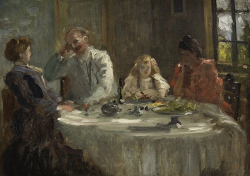 Jacques MARTIN (1844-1919) - Le repas - Tableaux et dessins Style 