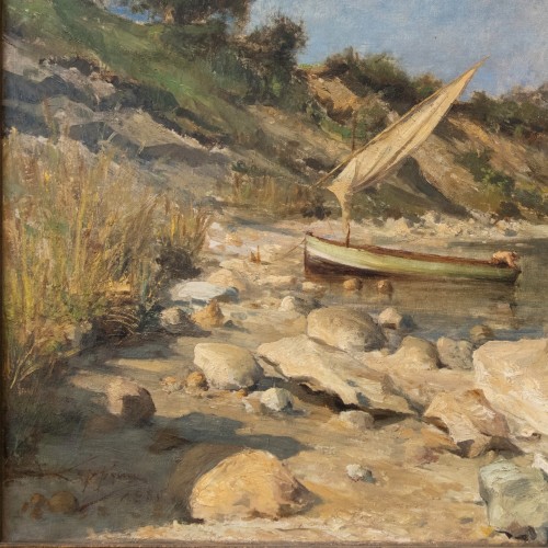 Louis Appian (1862-1896), Grande Marine (1885, probablement proche de Martigues) - Tomaselli Collection
