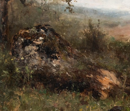 Adolphe Appian (1818-1998), Clairière avec rochers - Tomaselli Collection