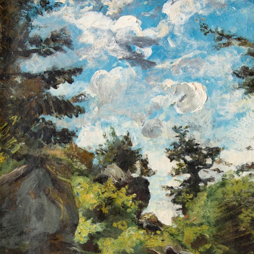 Napoléon III - Jean Seignemartin (1848-1875) - Lumière dans un sous-bois