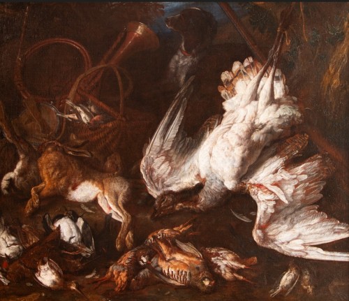 Adriaen (Adrien) VAN DER KABEL (1631-1705), nature morte au gibier