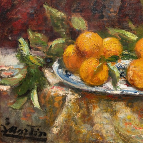 Jacques MARTIN (1844 - 1919) Nature morte aux oranges - Tomaselli Collection