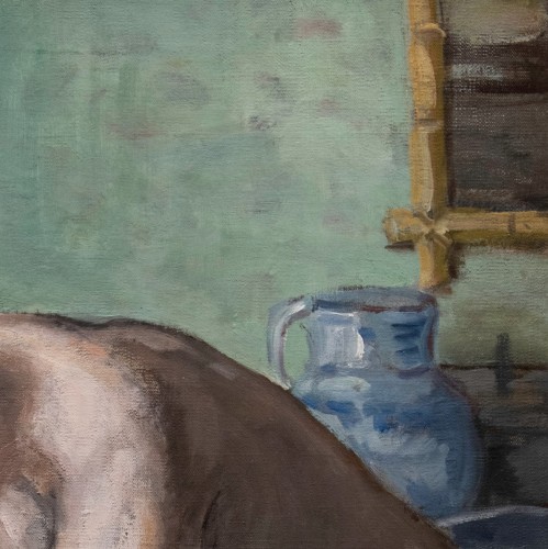 XXe siècle - Albert Andre (1869 -1954) - Femme nue, debout s'essuyant (1930)