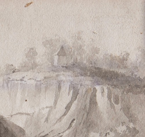 Jean-Jacques DE BOISSIEU (1736-1810) - Les Abords du château de Pierre Scize - Tomaselli Collection