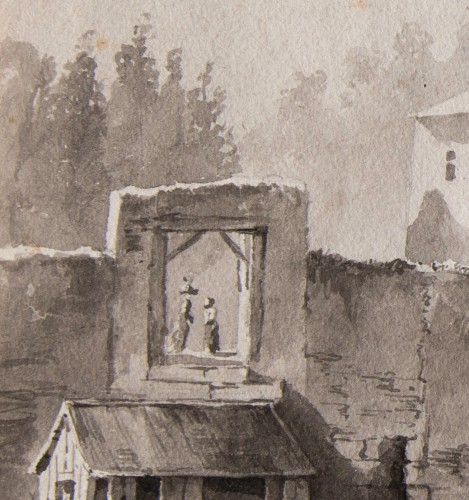 Napoléon III - Jean-Jacques DE BOISSIEU (1736-1810) - Les Abords du château de Pierre Scize