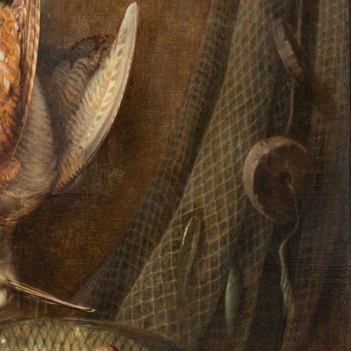 Napoléon III - Jean-Claude Pizzetty dit Claudius Pizzetta (1832 -1894), Nature morte aux poissons