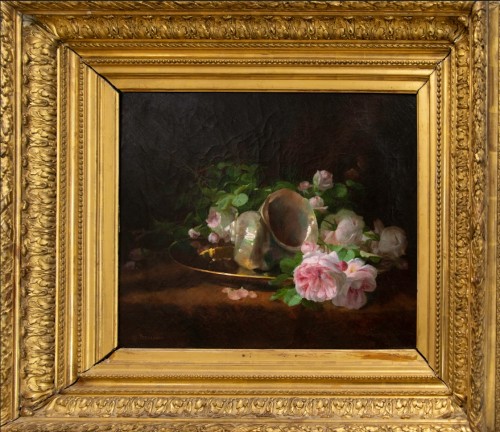 André PERRACHON (1828 -1908) - Fleurs