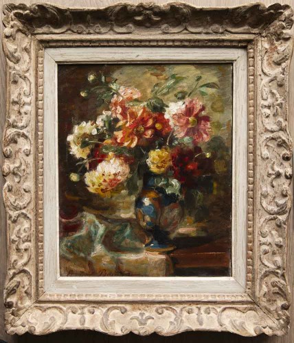 Eugène Baudin (1843 - 1907), Bouquet de fleurs - Tableaux et dessins Style Napoléon III