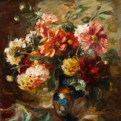 Tableaux et dessins Tableaux XIXe siècle - Eugène Baudin (1843 - 1907), Bouquet de fleurs