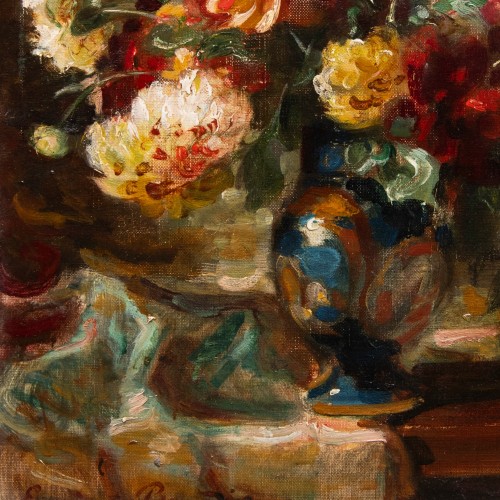 Eugène Baudin (1843 - 1907), Bouquet de fleurs - Napoléon III