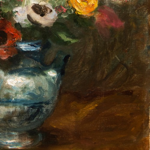 Jacques Martin (1844 - 1919)  - Vase of flowers  - Napoléon III