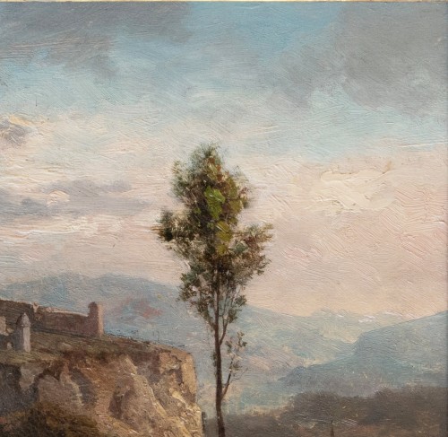 Antoine Ponthus-Cinier (1812 -1885)  - View of Crémieu - Napoléon III