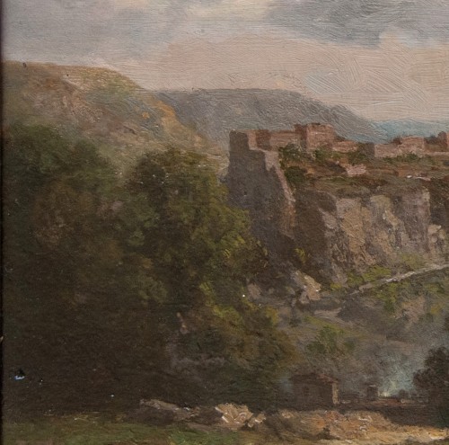 Napoléon III - Antoine Ponthus-Cinier (1812 -1885)  - View of Crémieu