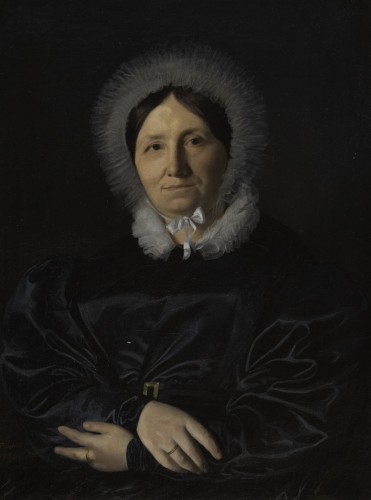 Auguste FLANDRIN (1804 - 1842), Portrait of Madame Chastel -1834