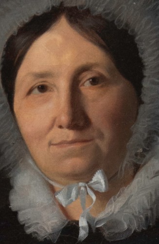 Auguste Flandrin (1804 - 1842),Portrait de Madame Chastel (1834) - Tomaselli Collection