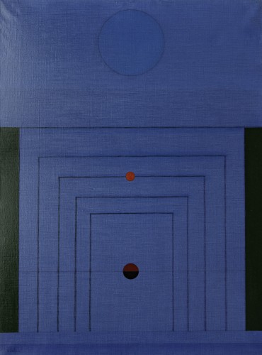 Raymond GRANDJEAN (1929 - 2006) -  The door 