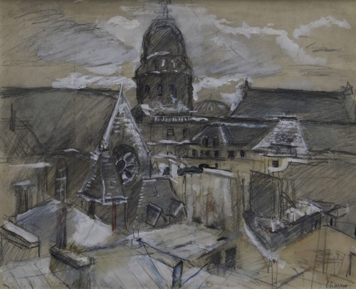 Émilie CHARMY (1877 - 1974), View of the Panthéon