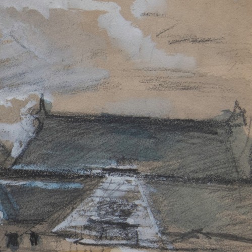 Art nouveau - Émilie Charmy (1877 - 1974), Vue du Panthéon (Paris)