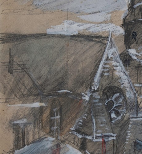 Antiquités - Émilie Charmy (1877 - 1974), Vue du Panthéon (Paris)