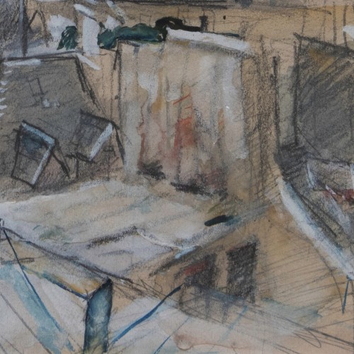 Antiquités - Émilie Charmy (1877 - 1974), Vue du Panthéon (Paris)