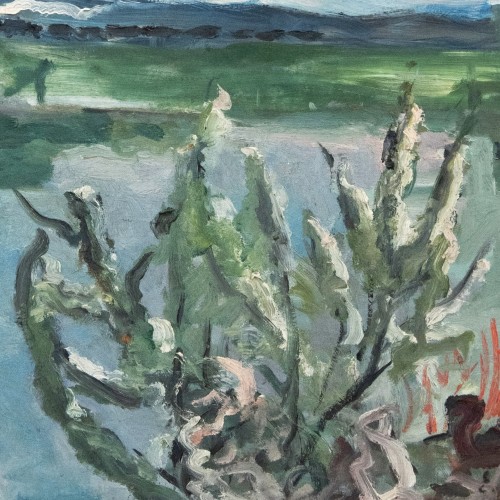 Émilie Charmy (1877 - 1974), La Seine à Ablon - Tableaux et dessins Style Art nouveau