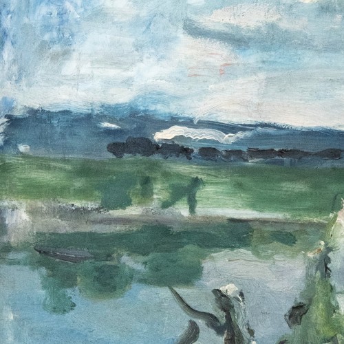 XXe siècle - Émilie Charmy (1877 - 1974), La Seine à Ablon