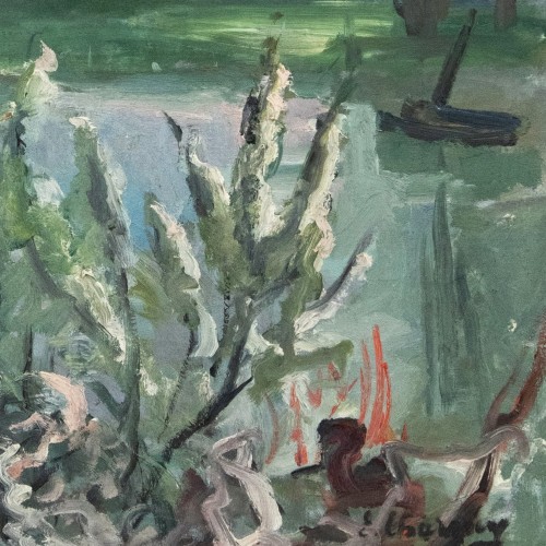 Antiquités - Émilie Charmy (1877 - 1974), La Seine à Ablon