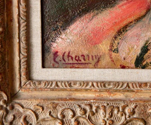 Tableaux et dessins Tableaux du XXe siècle - Émilie Charmy (1877 - 1974), Portrait de jeune femme