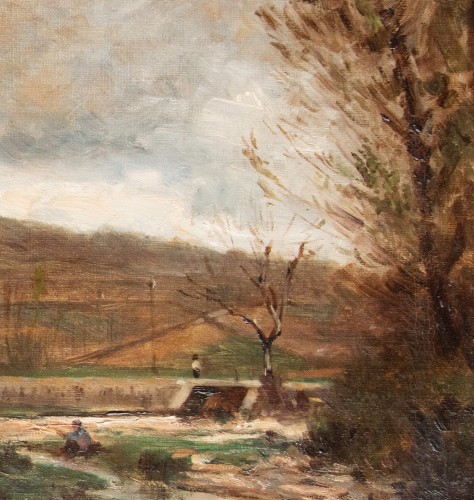 19th century - Adolphe Appian (1818 - 1898)  -  The little train 
