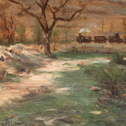 Napoléon III - Adolphe Appian (1818 - 1898)  -  The little train 