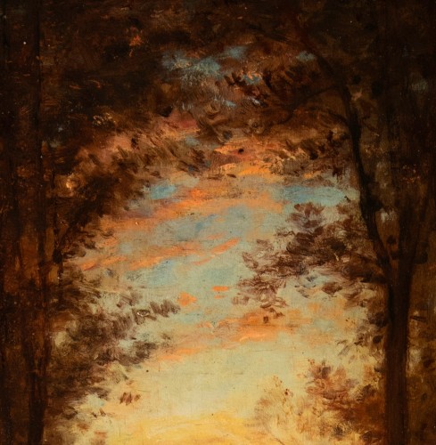 XIXe siècle - Félix François Georges Philibert Ziem, Crépuscule