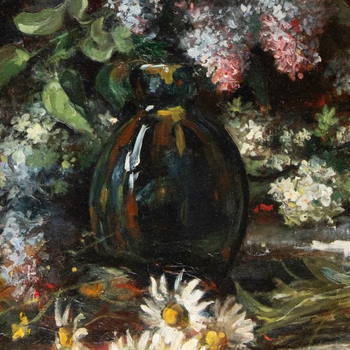 Tableaux et dessins Tableaux XIXe siècle - Jacques Martin (1844 – 1919), Bouquet champêtre