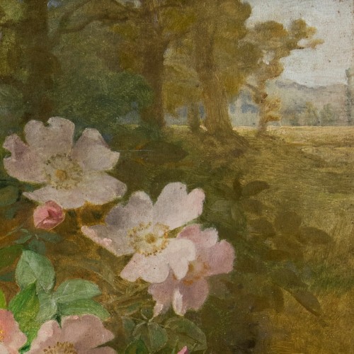 XIXe siècle - Jules Ferdinand Médard (1855 – 1925), L'églantier