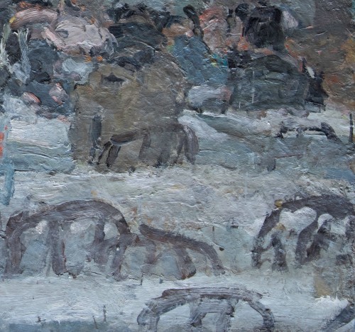 Antiquités - Henri Lachièze-Rey (1927 – 1974) Le restaurant gris