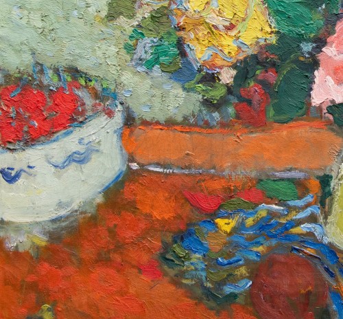 Jean Fusaro (1925) Bouquet de roses - Tomaselli Collection