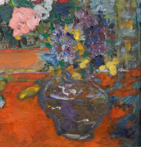 XXe siècle - Jean Fusaro (1925) Bouquet de roses