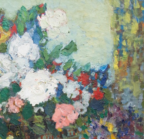 Années 50-60 - Jean Fusaro (1925) Bouquet de roses