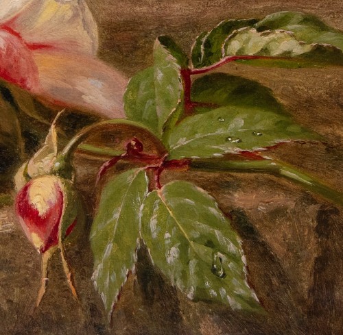 Simon SAINT-JEAN (1808–1860), A Forgotten Rose - 