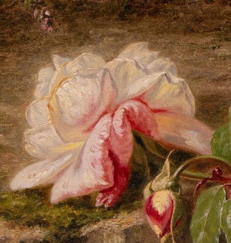 19th century - Simon SAINT-JEAN (1808–1860), A Forgotten Rose