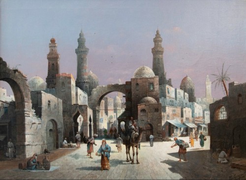 August VON SIEGEN (1850–1910), Gate of an Eastern City